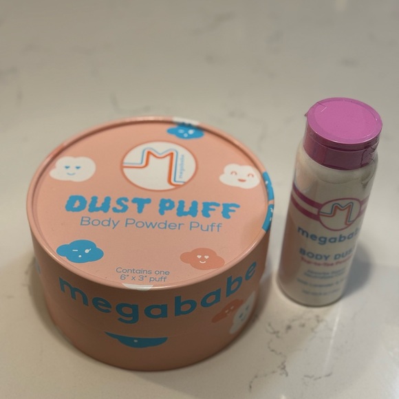 Megababe Pink Body Dust and Puff Set - Picture 8 of 9